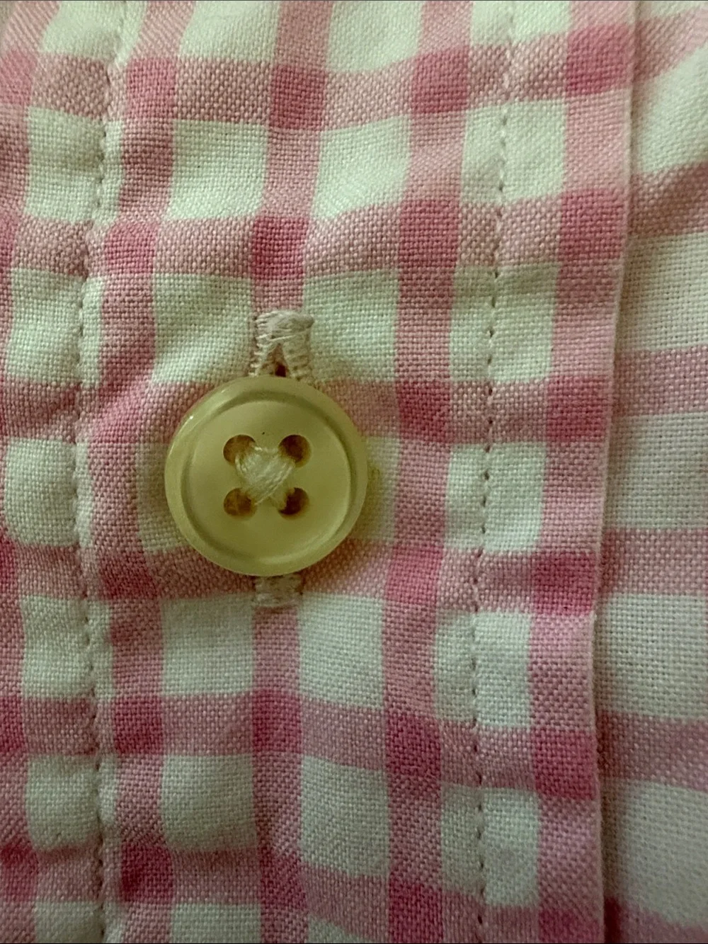 Polo by Ralph Lauren Pink and White Gingham Button-Down Shirt